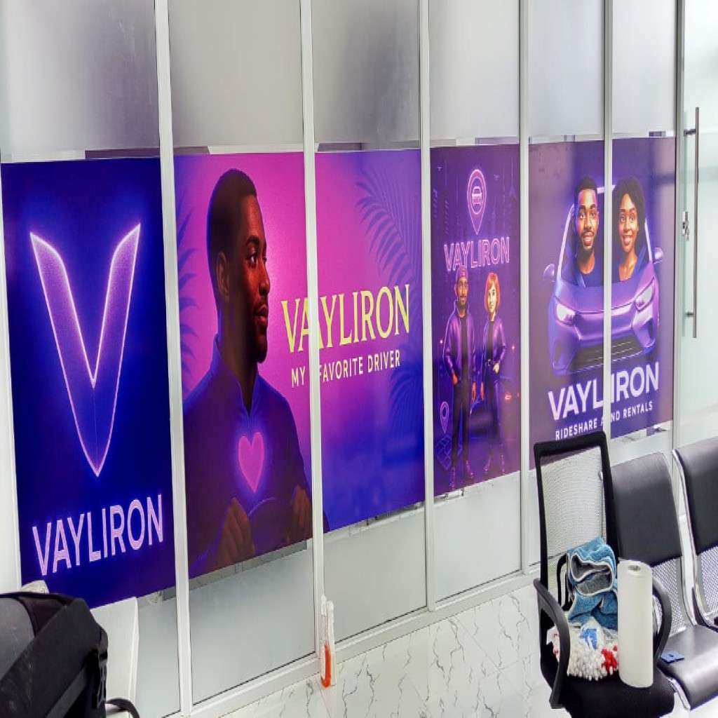 Office branding at Two Rivers Nairobi